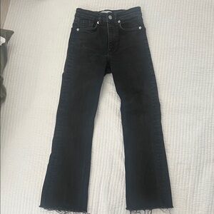 Zara Black Wide Leg Jeans